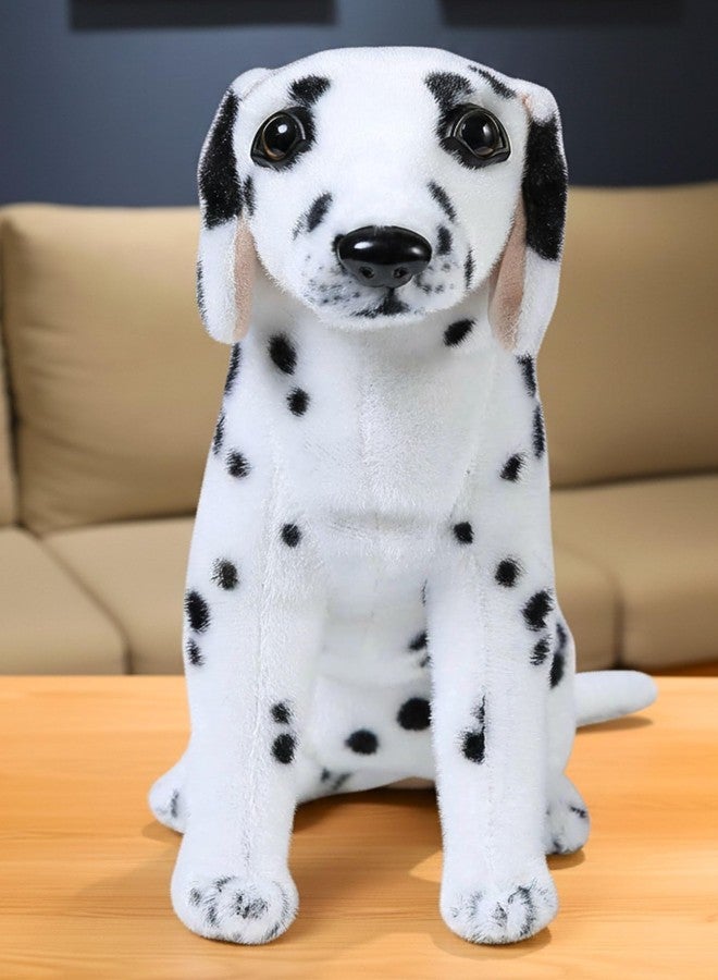 Tickles Sitting Dalmatian Dog Soft Stuffed Plush Animal Toy for Kids Boys & Girls Birthday Gift (Size: 30 cm Color: Black & White) - Image 2